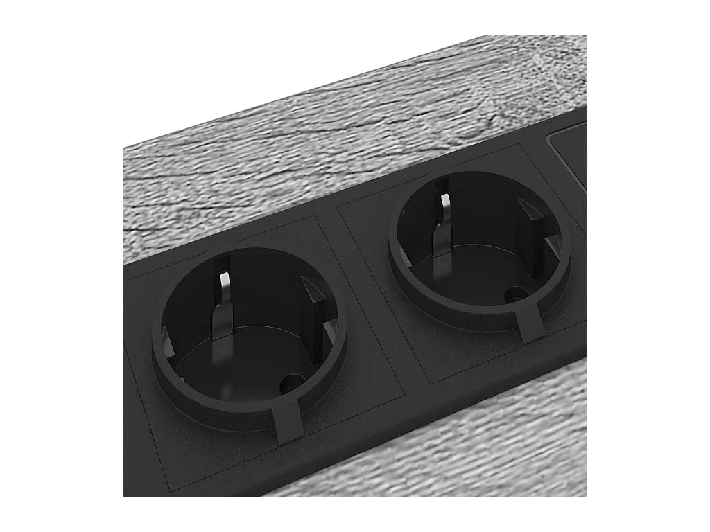 Mesa de Noche | Mesa auxiliar con cajón 2 uds. Gris sonoma 30x48x61 cm