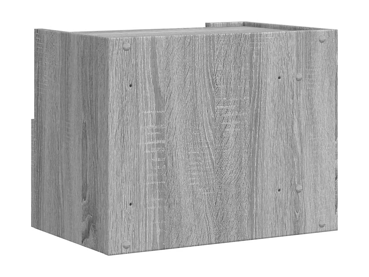 Nachttisch hängend | Wand-Nachttisch Grau Sonoma 45x30x35 cm SHL1493