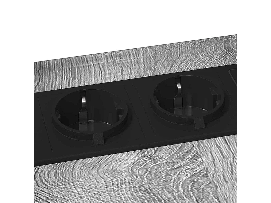 Table de chevet-Table d'appoint Gris sonoma 41.5x26x60.5 cm