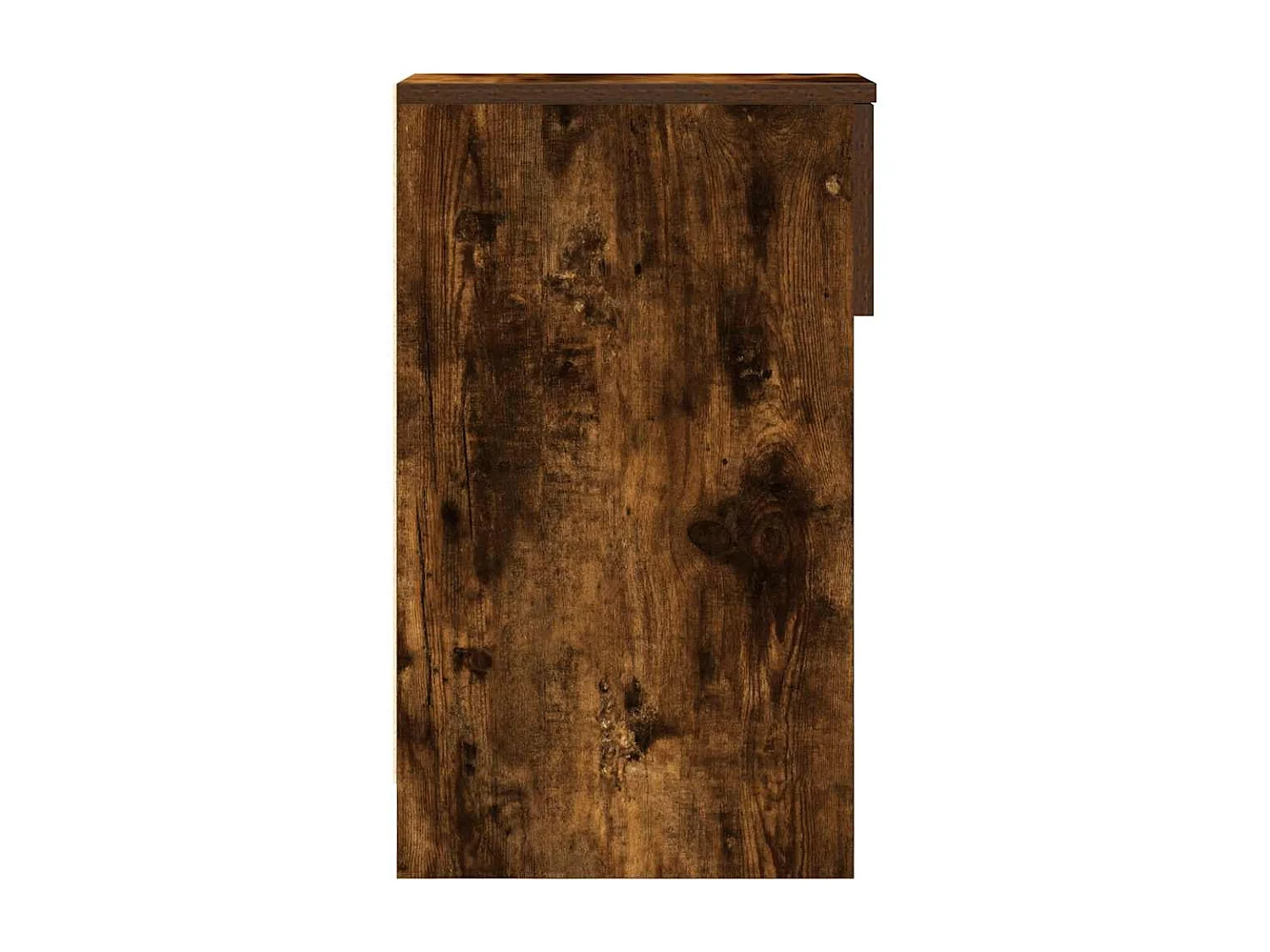 Lot de 2 Tables de chevet avec tiroir chêne fumé 20x36x60 cm