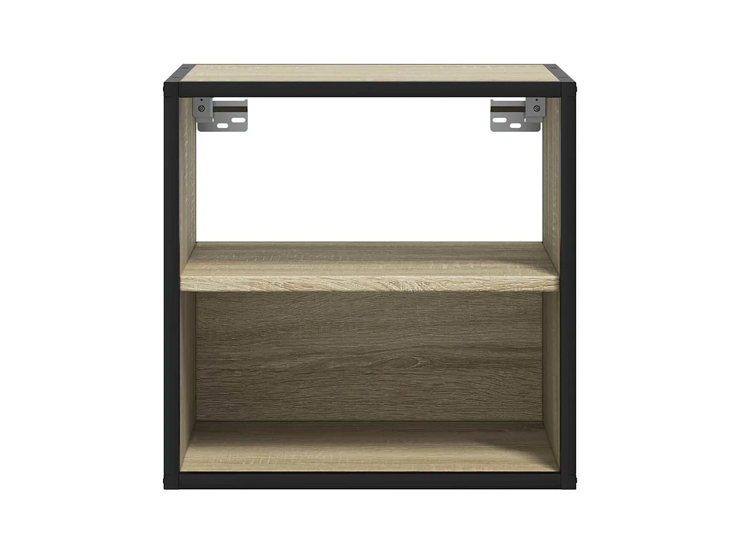 Table de chevet suspendue chêne sonoma 40x31x39,5 cm