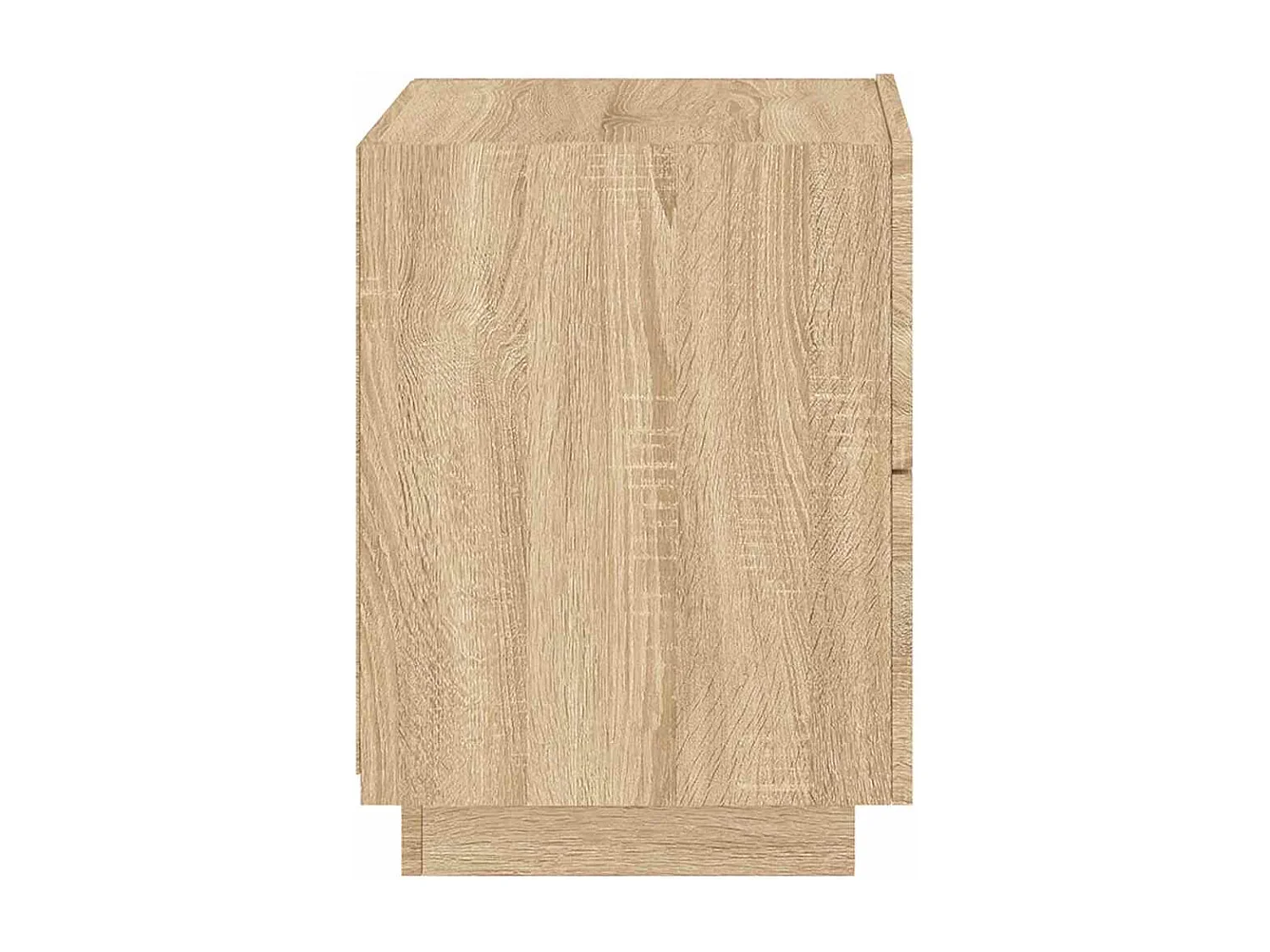 Nachttisch-Beistelltisch mit LED-Leuchten Sonoma Eiche Holzwerkstoff SHL47666