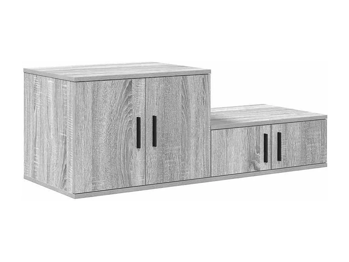 Opbergkast Grijs sonoma 127 x 41 x 40 cm Bewerkt hout