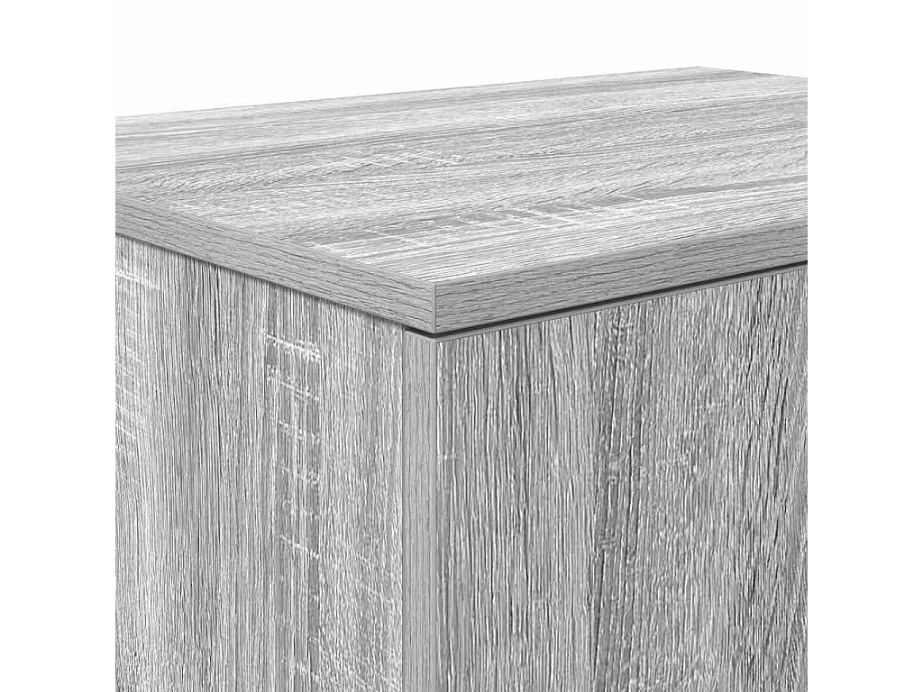 Opbergkast Grijs sonoma 127 x 41 x 40 cm Bewerkt hout