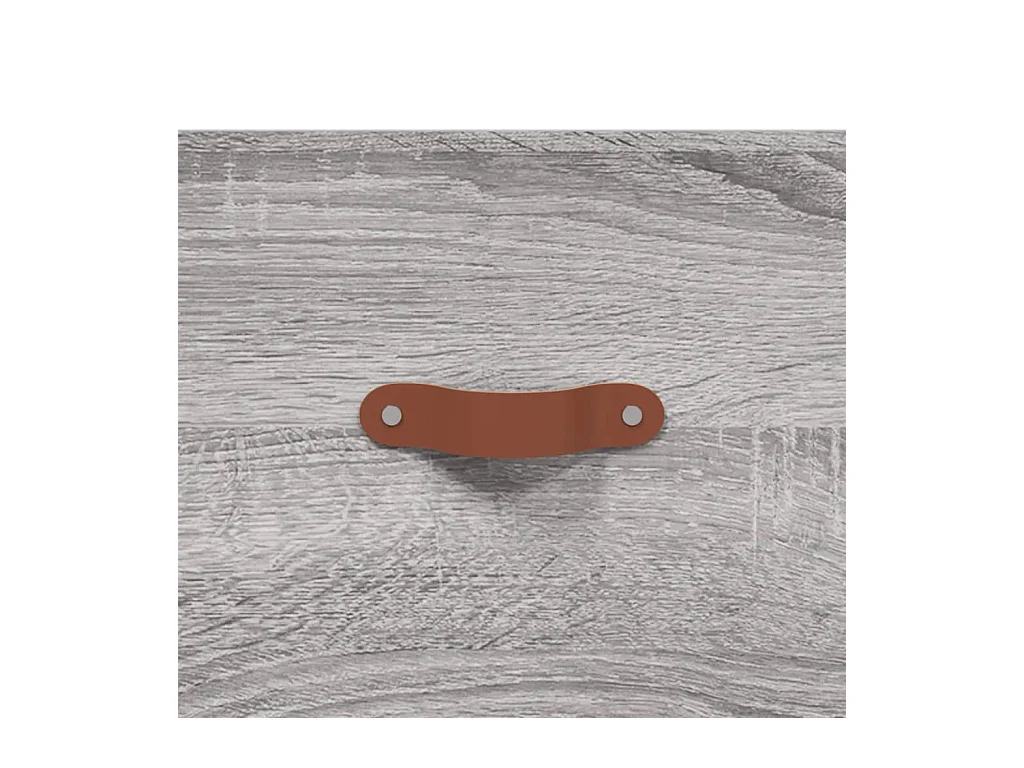 Mesitas de noche | Mesilla de noche 2 uds madera ingeniería gris Sonoma 40x35x47,5 cm