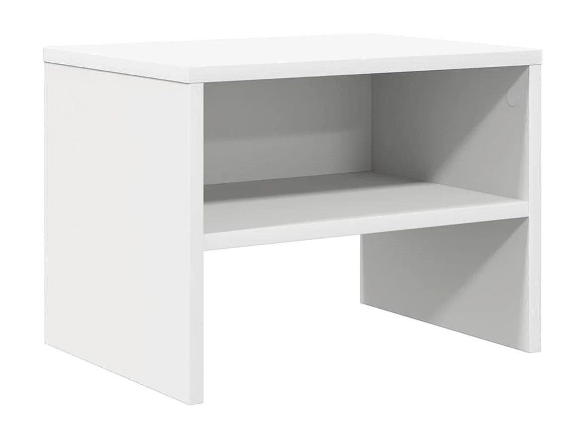 Table de chevet-Petite Table d'appoint Blanc 40x30x30 cm Bois d'ingénierie
