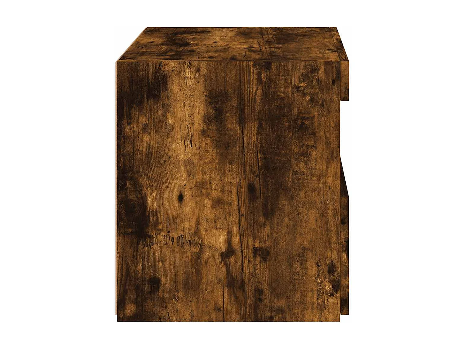 Nachttische mit LED-Leuchten 2er Set | Beistelltisch Räuchereiche 50x40x45 cm SHL62614