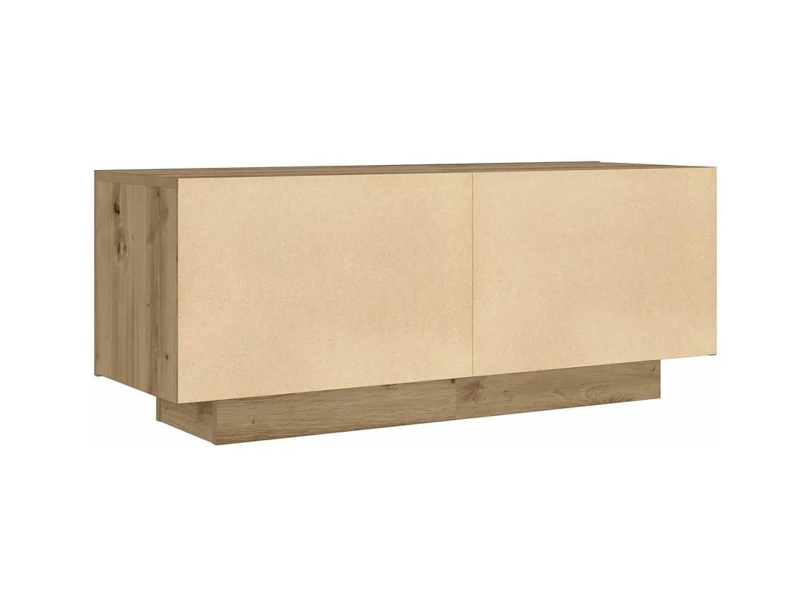 Mesita de noche | Mesilla de noche madera de ingeniería roble artisian 100x35x40cm