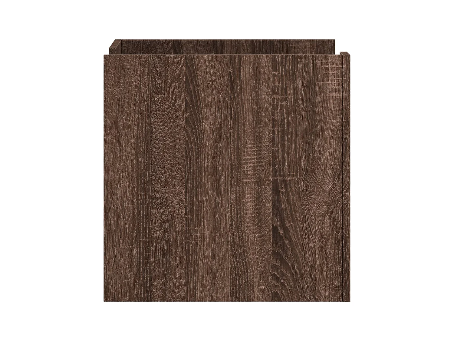 Mesita de noche | Mesilla de noche madera de ingeniería roble marrón 45x50x50 cm