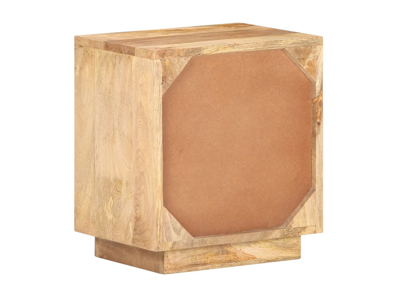 Mesita de noche | Mesilla de noche de madera maciza de mango 40x30x45 cm