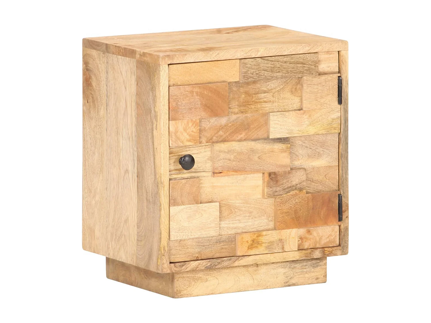 Mesita de noche | Mesilla de noche de madera maciza de mango 40x30x45 cm