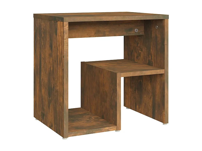 Nachttisch-Beistelltisch Räuchereiche 40x30x40 cm Holzwerkstoff SHL47522