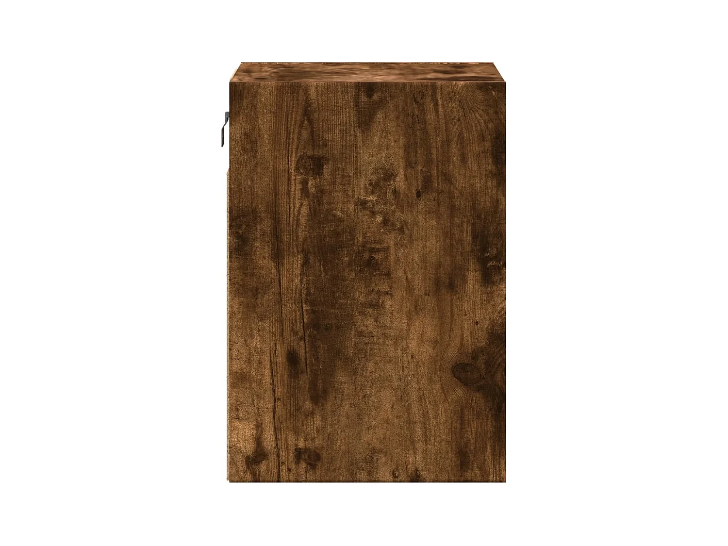 Mesita de noche | Mesilla de noche de pared con luces LED roble ahumado