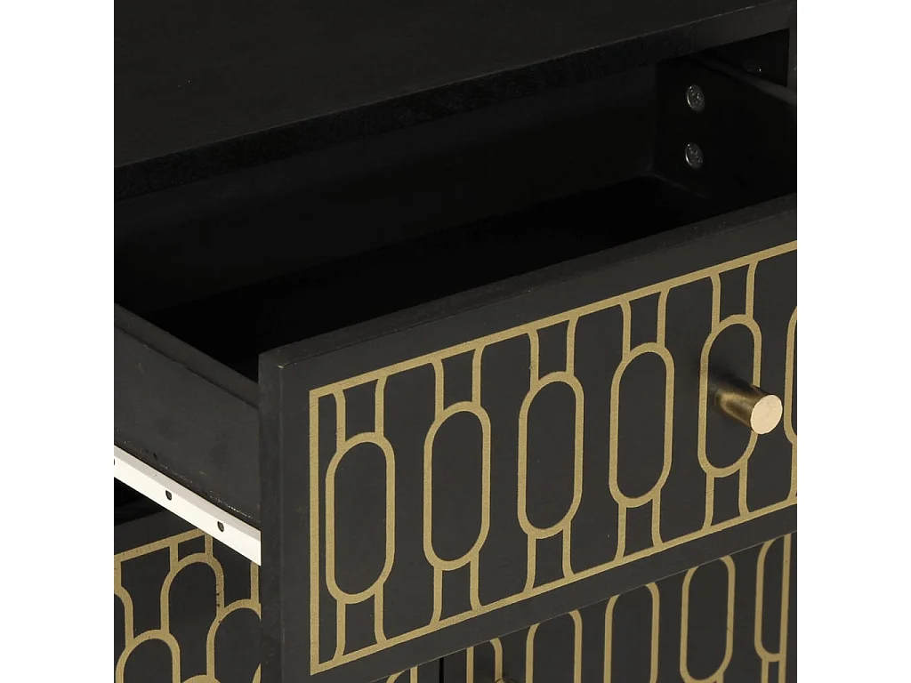 Nachttisch-Beistelltisch 50x33x60 cm Massivholz Mango SHL26209