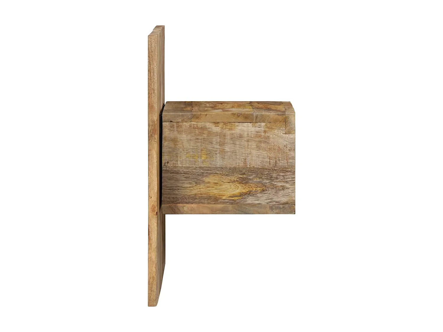 Mesita de noche | Mesilla de noche madera maciza de mango 50x27x50 cm