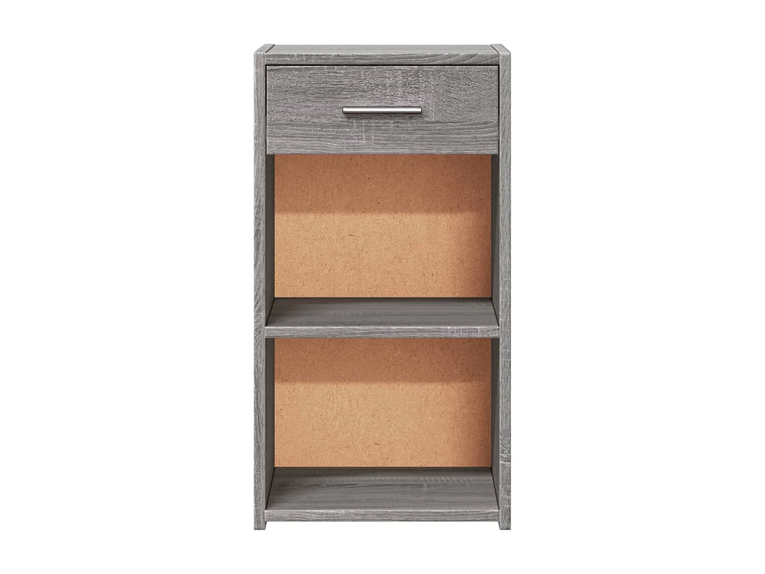 Mesitas de noche | Mesilla de noche 2 uds madera ingeniería gris Sonoma 35x34x65 cm