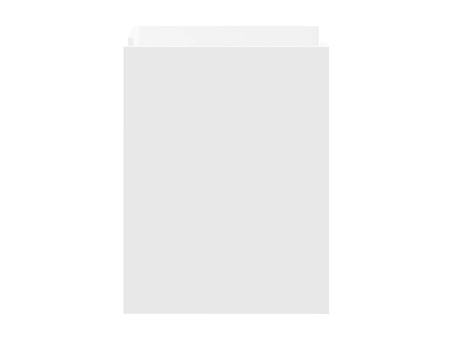 Nachttisch-Beistelltisch-Nachtschrank Weiß 45x50x65 cm Holzwerkstoff SHL5575