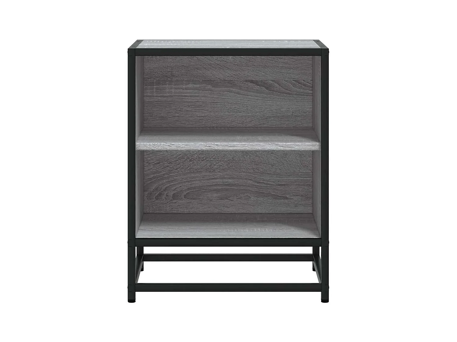 Mesitas de noche | Mesilla de noche 2 uds madera ingeniería gris sonoma 40x31x50 cm