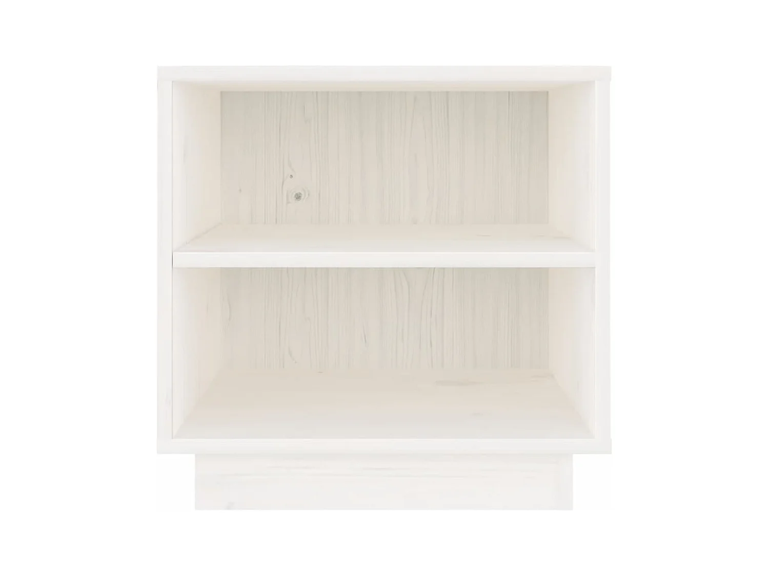 Mesitas de noche | Mesilla de noche 2 uds madera maciza de pino blanco 40x34x40 cm