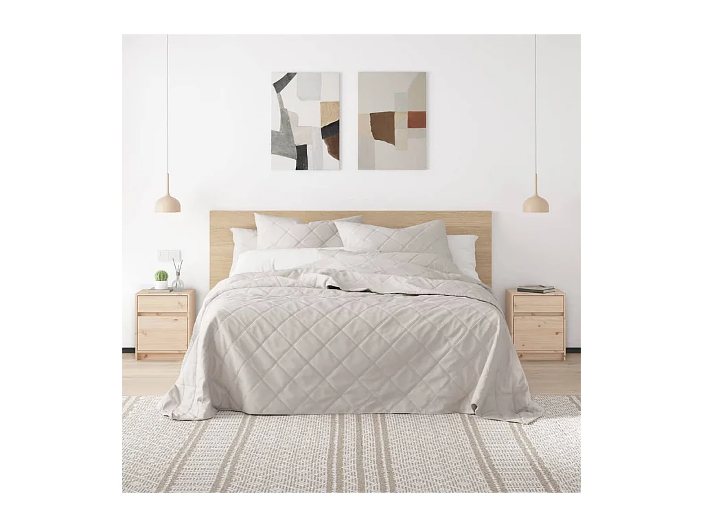 Mesitas de noche | Mesilla de noche 2 uds madera maciza de pino 40x31x50 cm