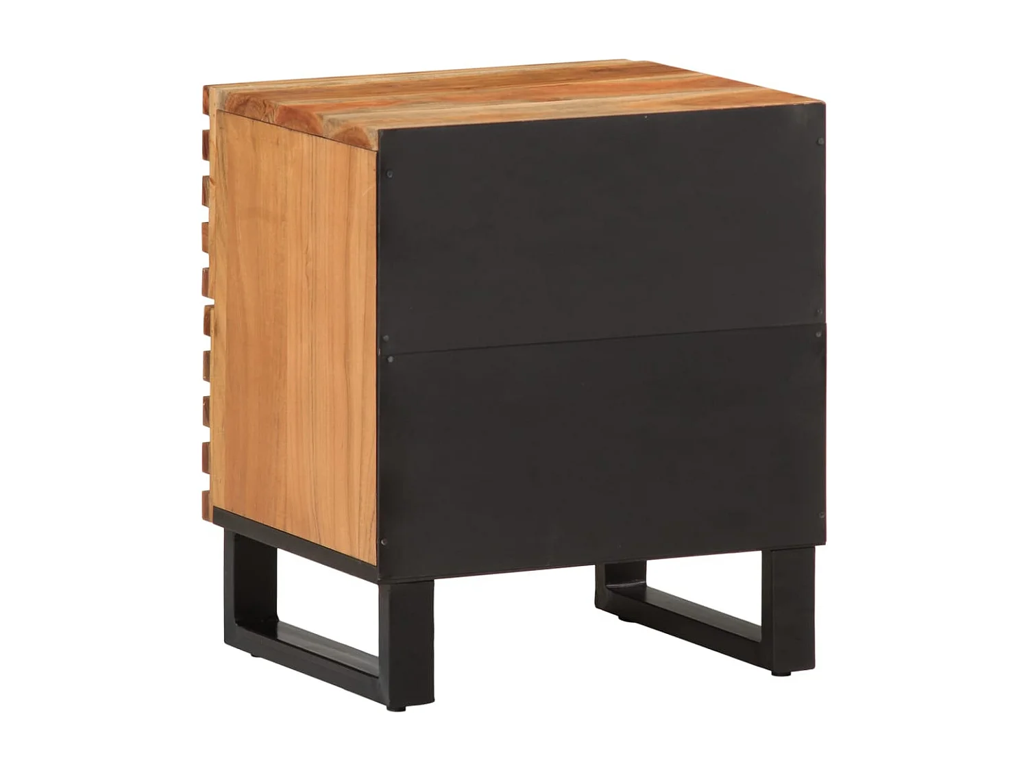 Mesitas de noche | Mesilla de noche 2 uds madera maciza de acacia 40x34x46 cm