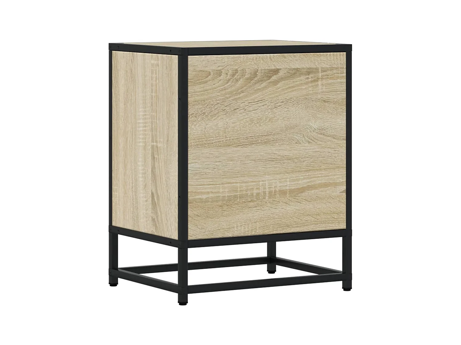 Mesita de noche | Mesilla de noche madera de ingeniería roble Sonoma 40x31x50 cm