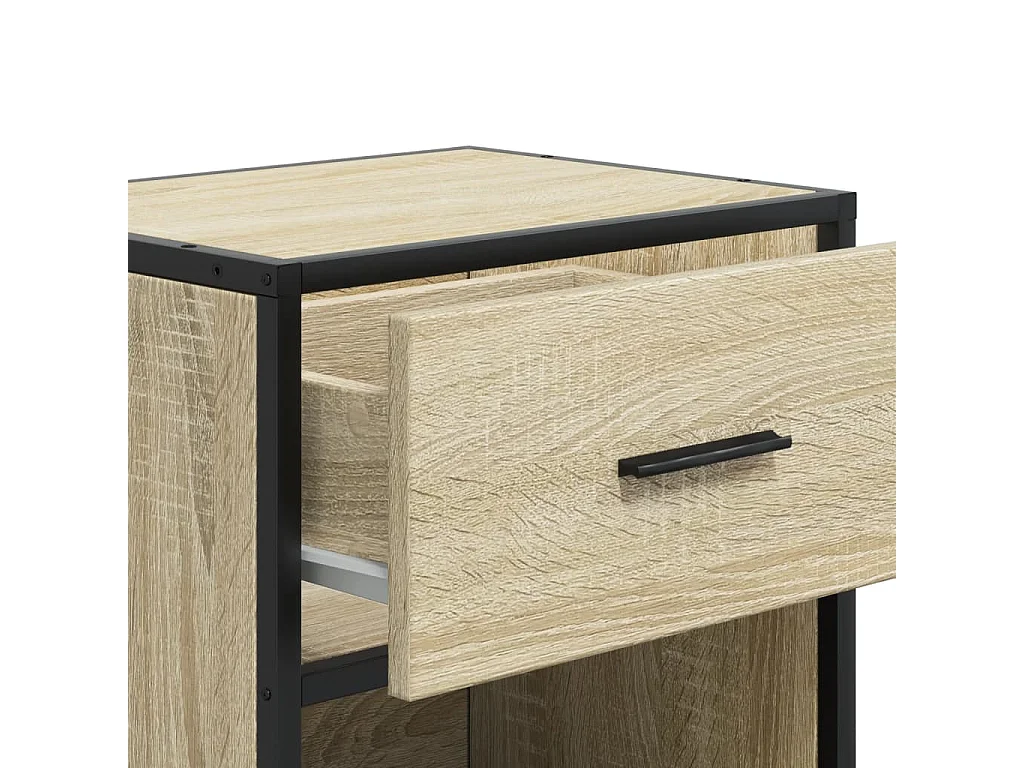 Nachttisch-Beistelltisch Sonoma-Eiche 40x31x50 cm Holzwerkstoff SHL51701