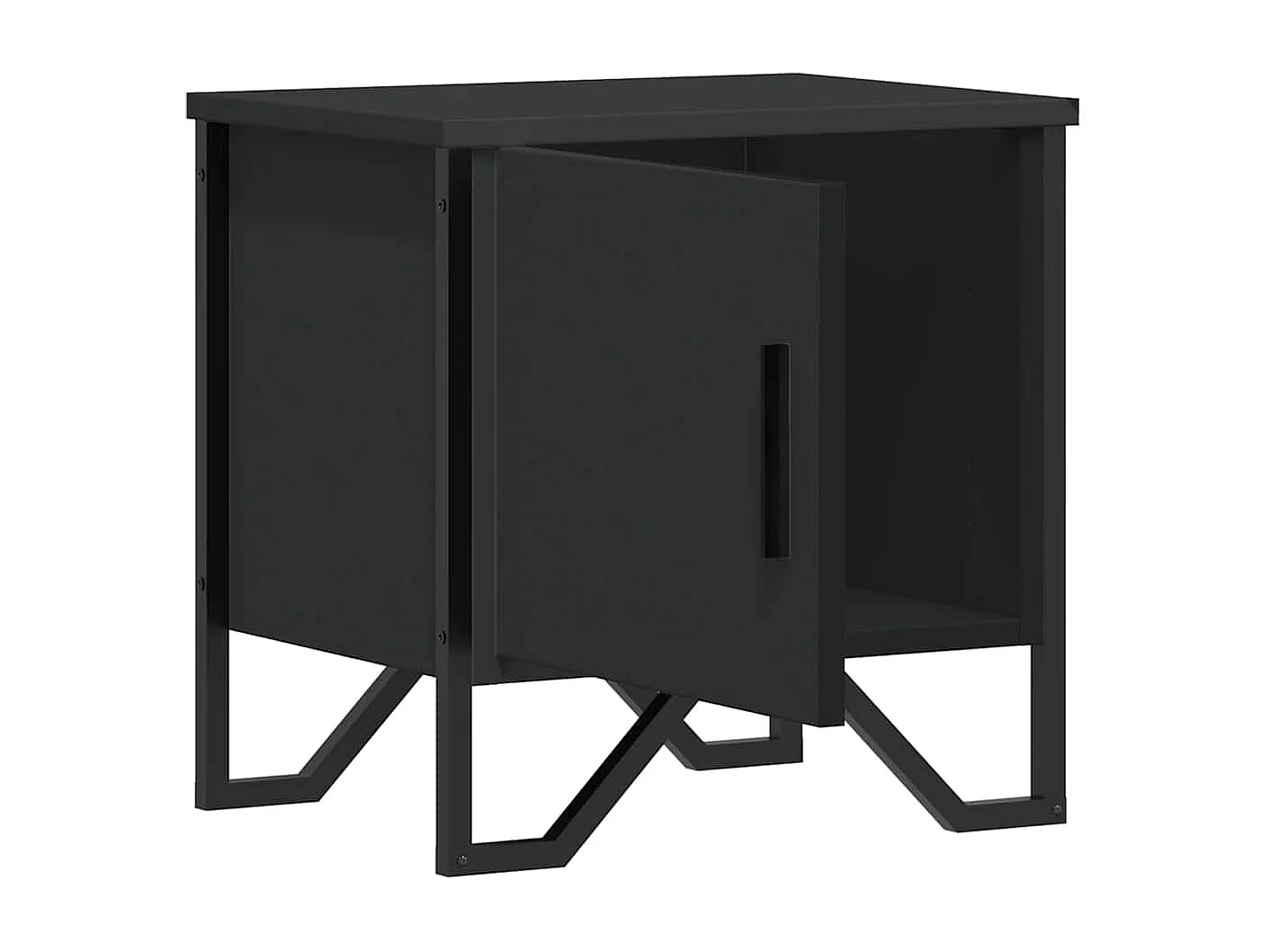 Nachttisch-Beistelltisch Schwarz 40x30x40 cm Holzwerkstoff SHL13015