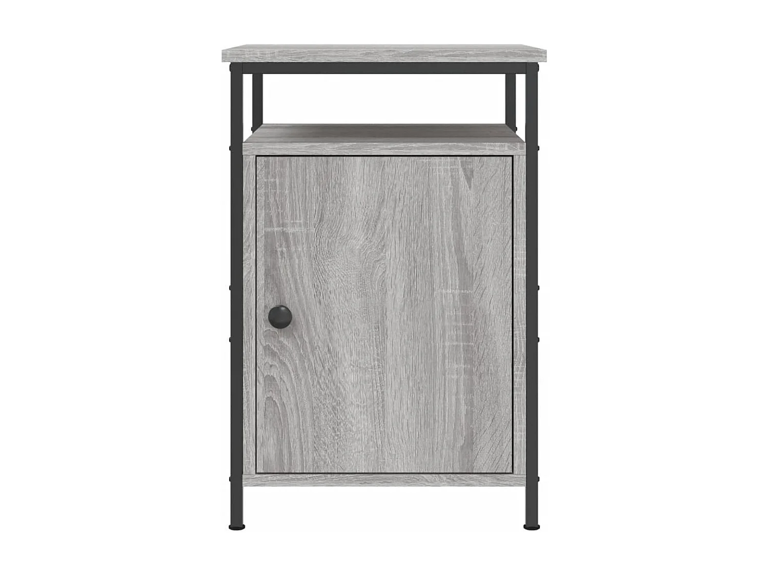 Mesitas de noche | Mesilla de noche 2 uds madera contrachapada gris 40x42x60 cm