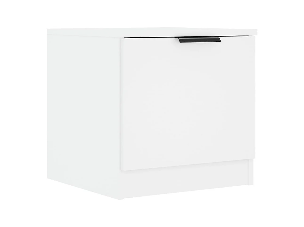 Mesitas de noche | Mesilla de noche 2 unidades color blanco 40x39x40 cm