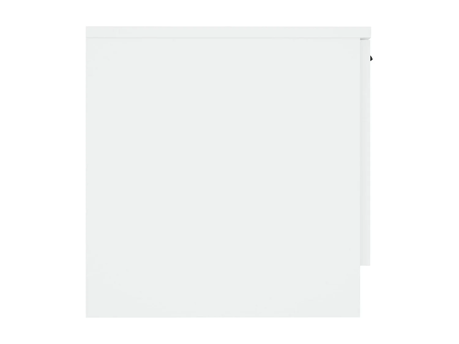 Nachttisch 2er Set-Beistelltisch Weiß 40x39x40 cm SHL49184