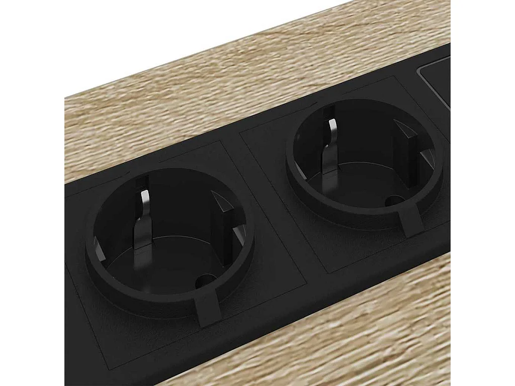 Mesita de Noche | Mesa auxiliar | Armario de Noche 2 uds. Roble Sonoma Madera contrachapada