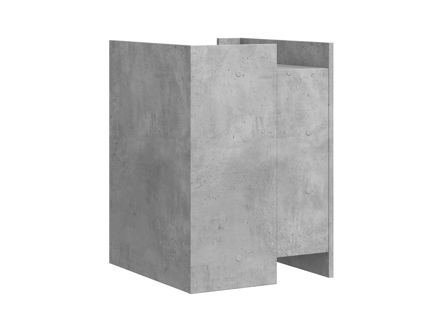 Mesita de noche | Mesilla de noche madera de ingeniería gris hormigón 45x50x65 cm