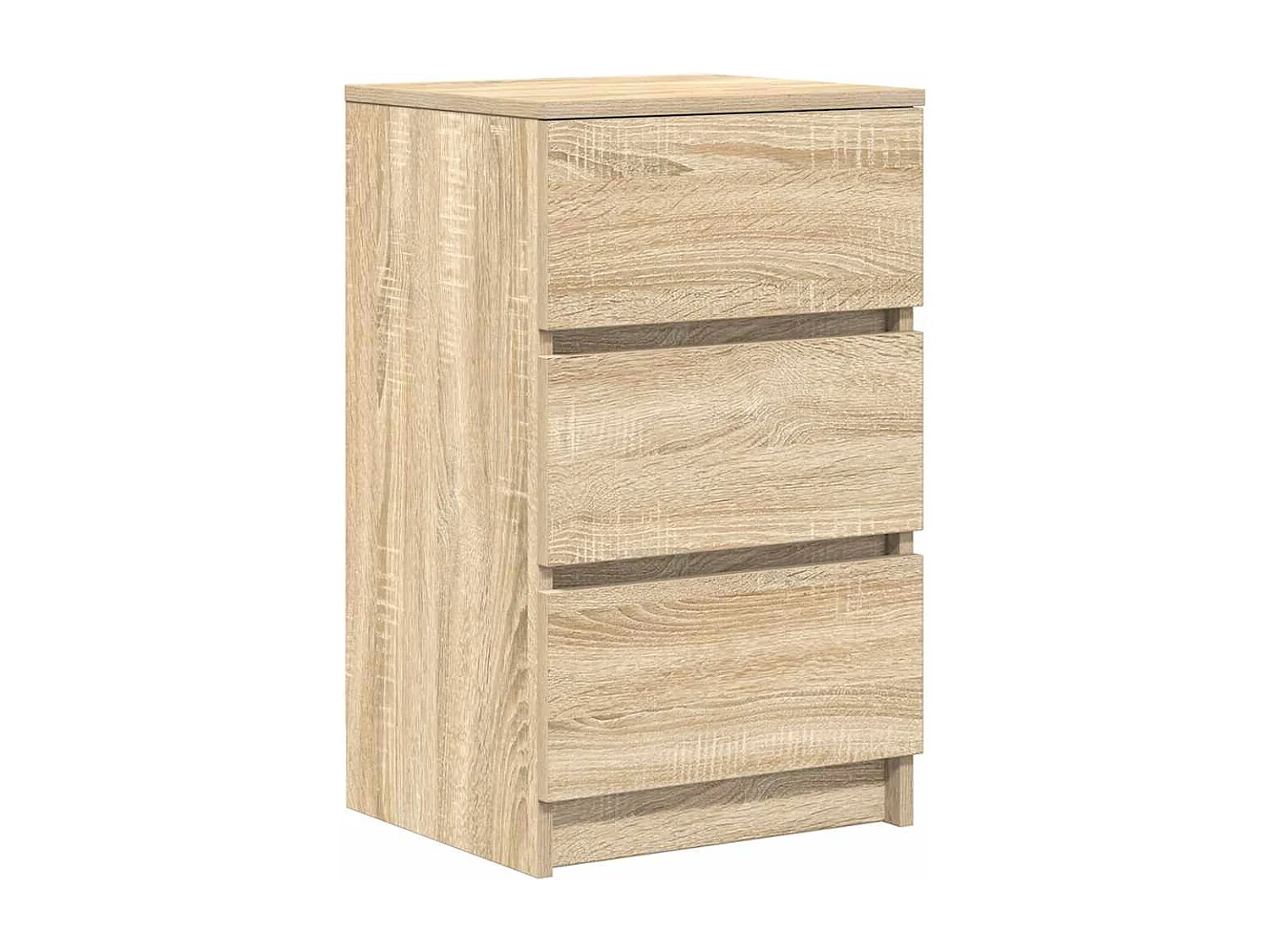 Nachttische mit 3 Schubladen 2 Stk. Sonoma-Eiche 39x35x65 cm SHL34338