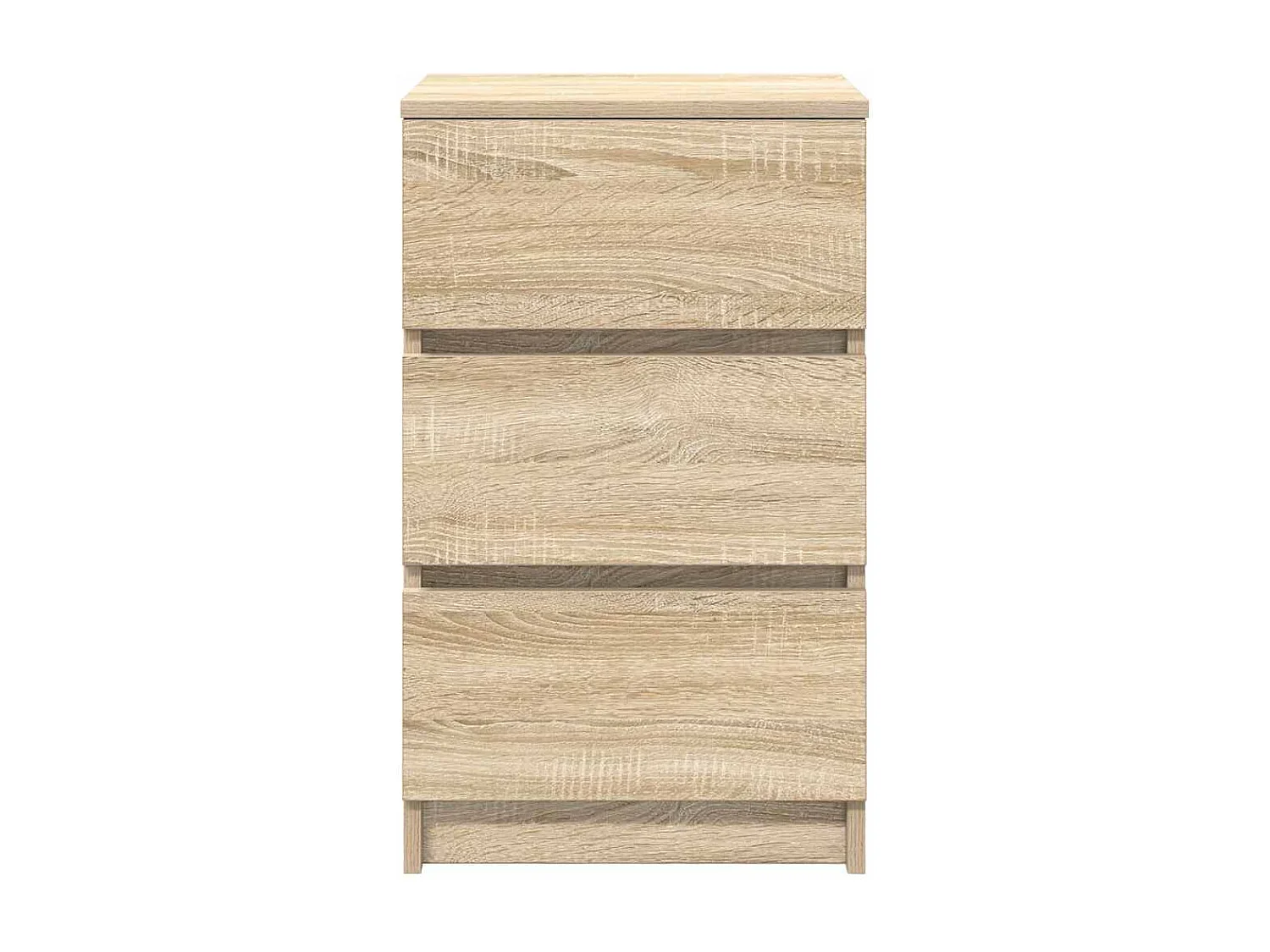 Nachttische mit 3 Schubladen 2 Stk. Sonoma-Eiche 39x35x65 cm SHL34338