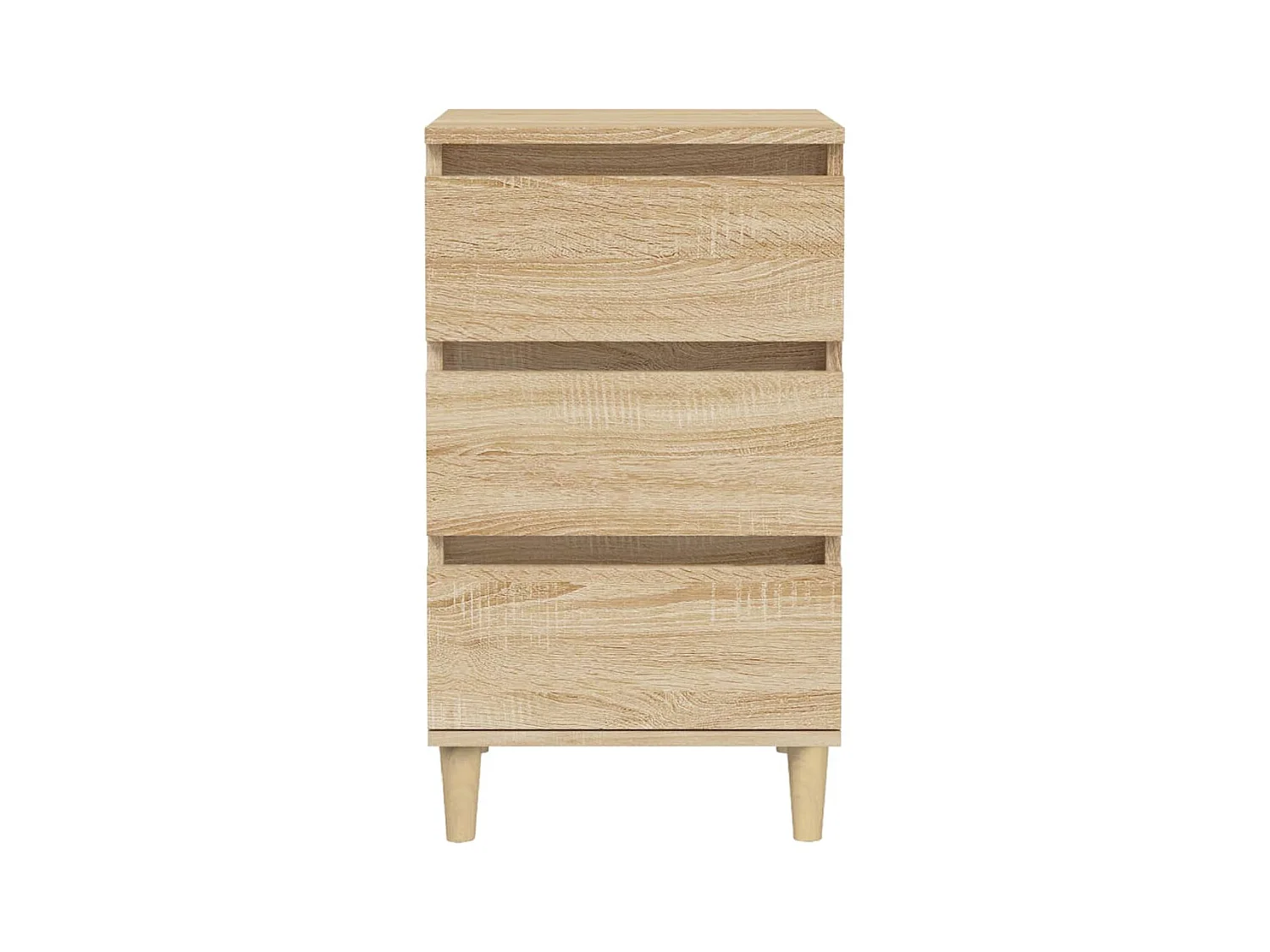 Mesita de noche | Mesilla de noche madera contrachapada roble sonoma 40x35x70 cm