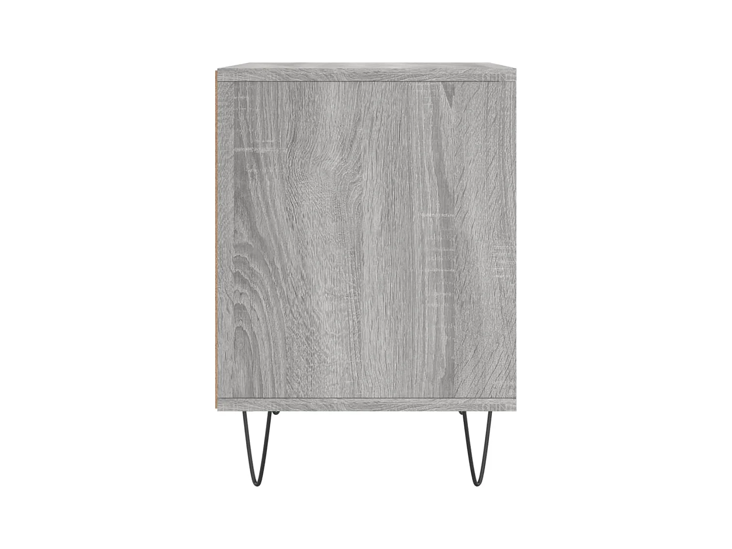 Mesita de noche | Mesilla de noche madera de ingeniería gris Sonoma 40x35x50 cm