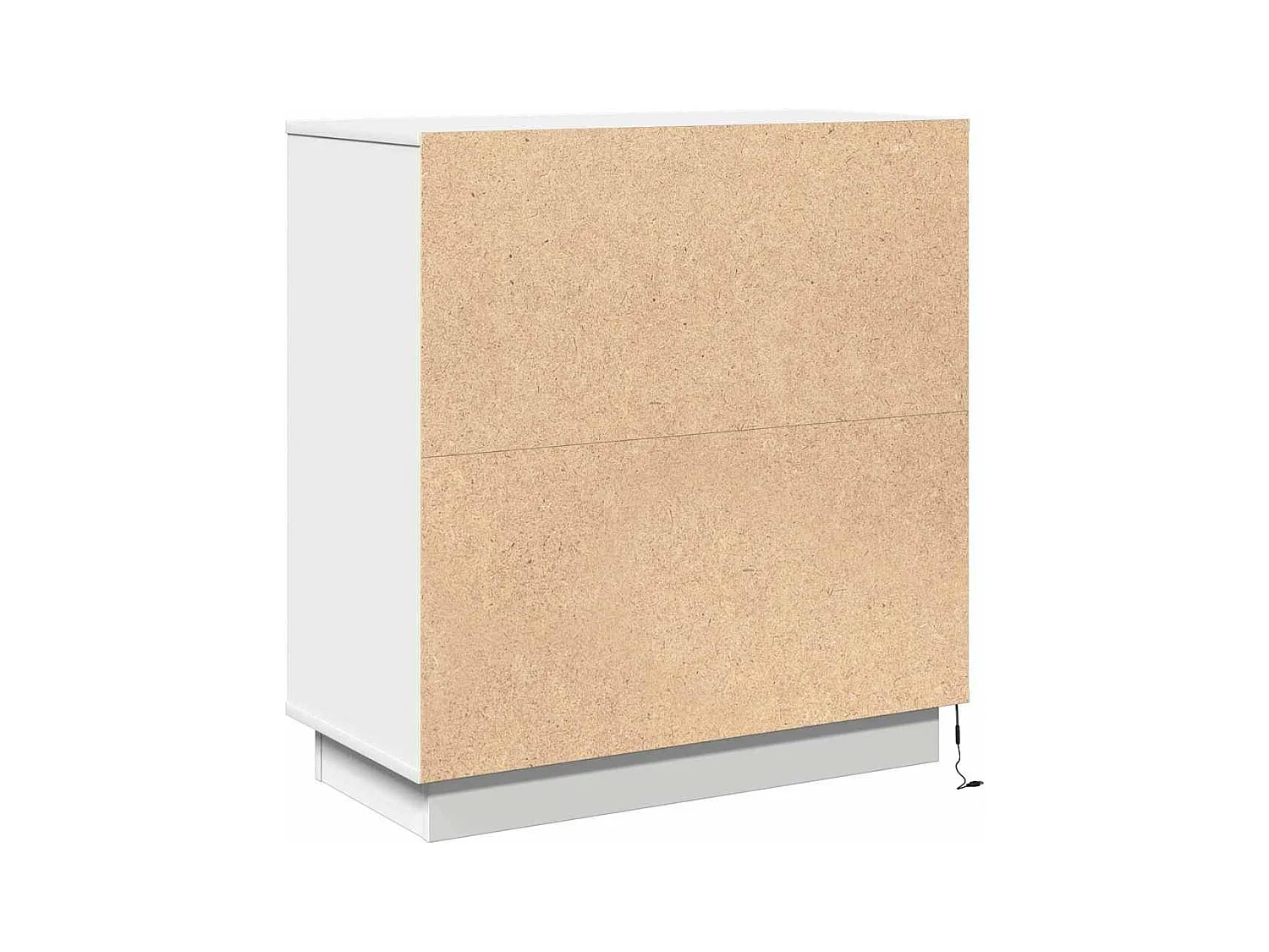 Armario de Noche Blanco 71x34.5x75 cm Madera contrachapada