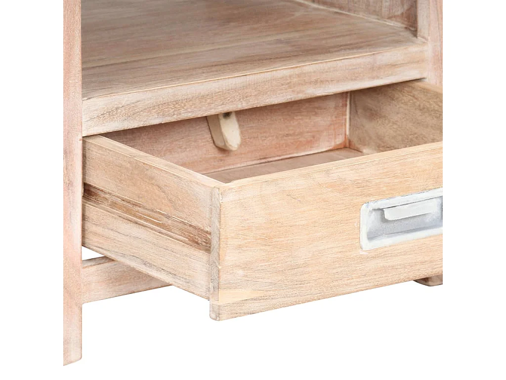 Table de chevet-Table d'appoint 40x30x60 cm Bois d'acacia massif