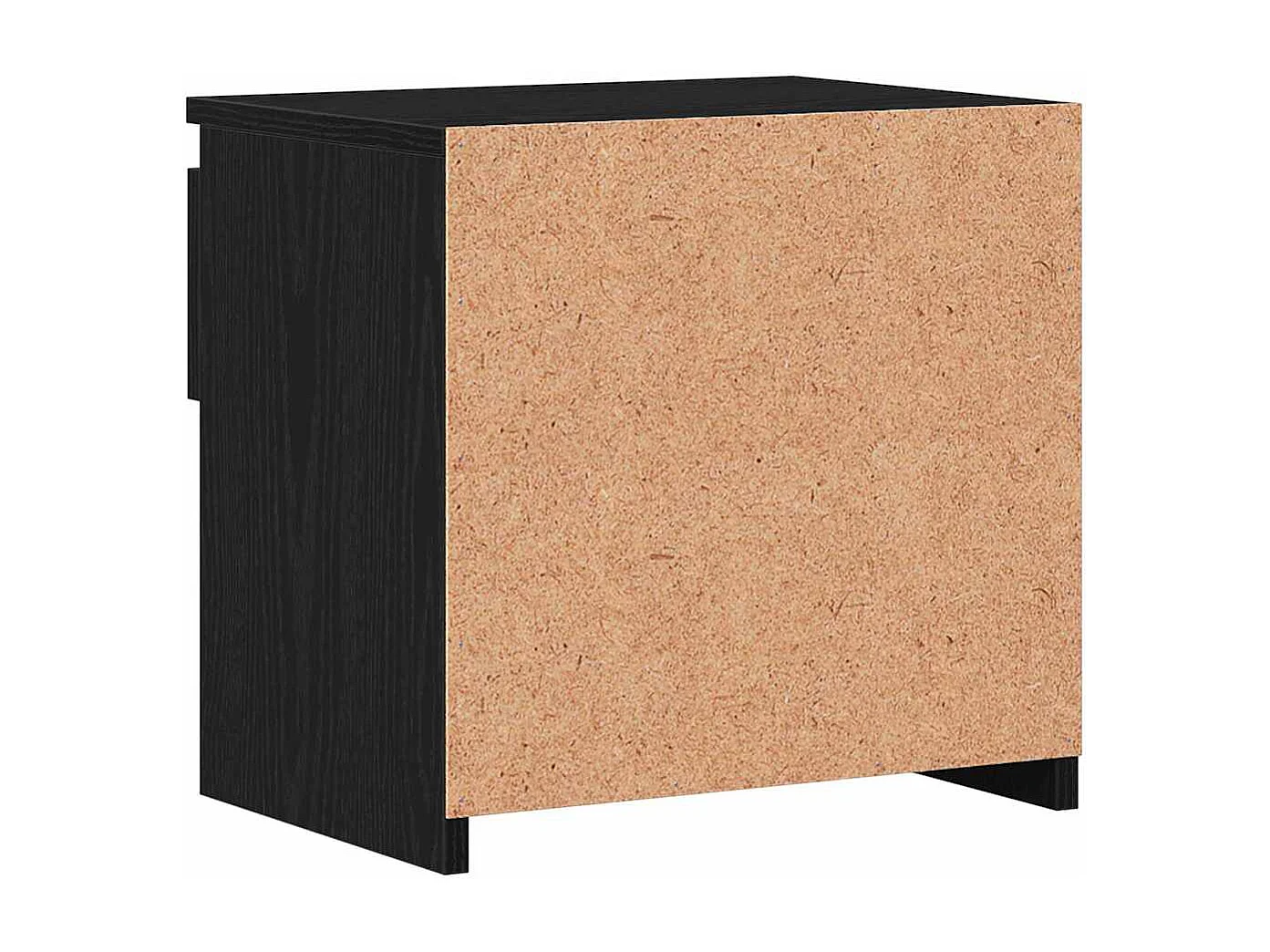 Table de chevet-Table d'appoint Chêne noir 40x30x39 cm Bois d'ingénierie