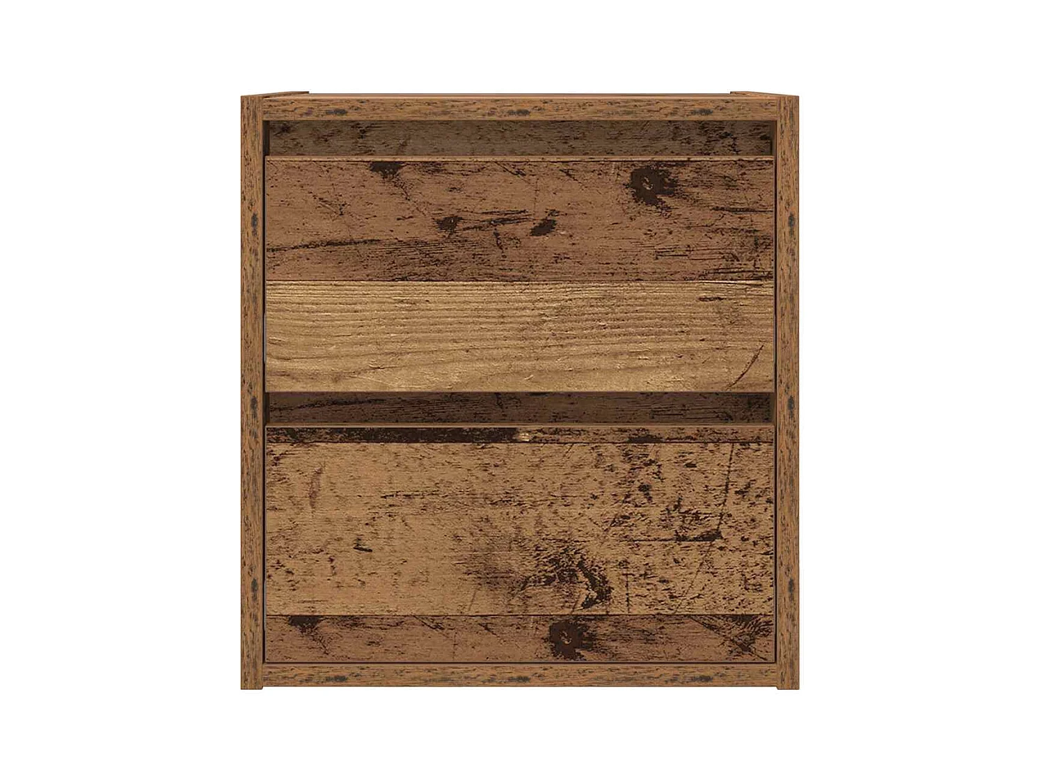 Mesillas de noche | Mesita de noche de pared 2 uds madera vieja 38x34x40 cm