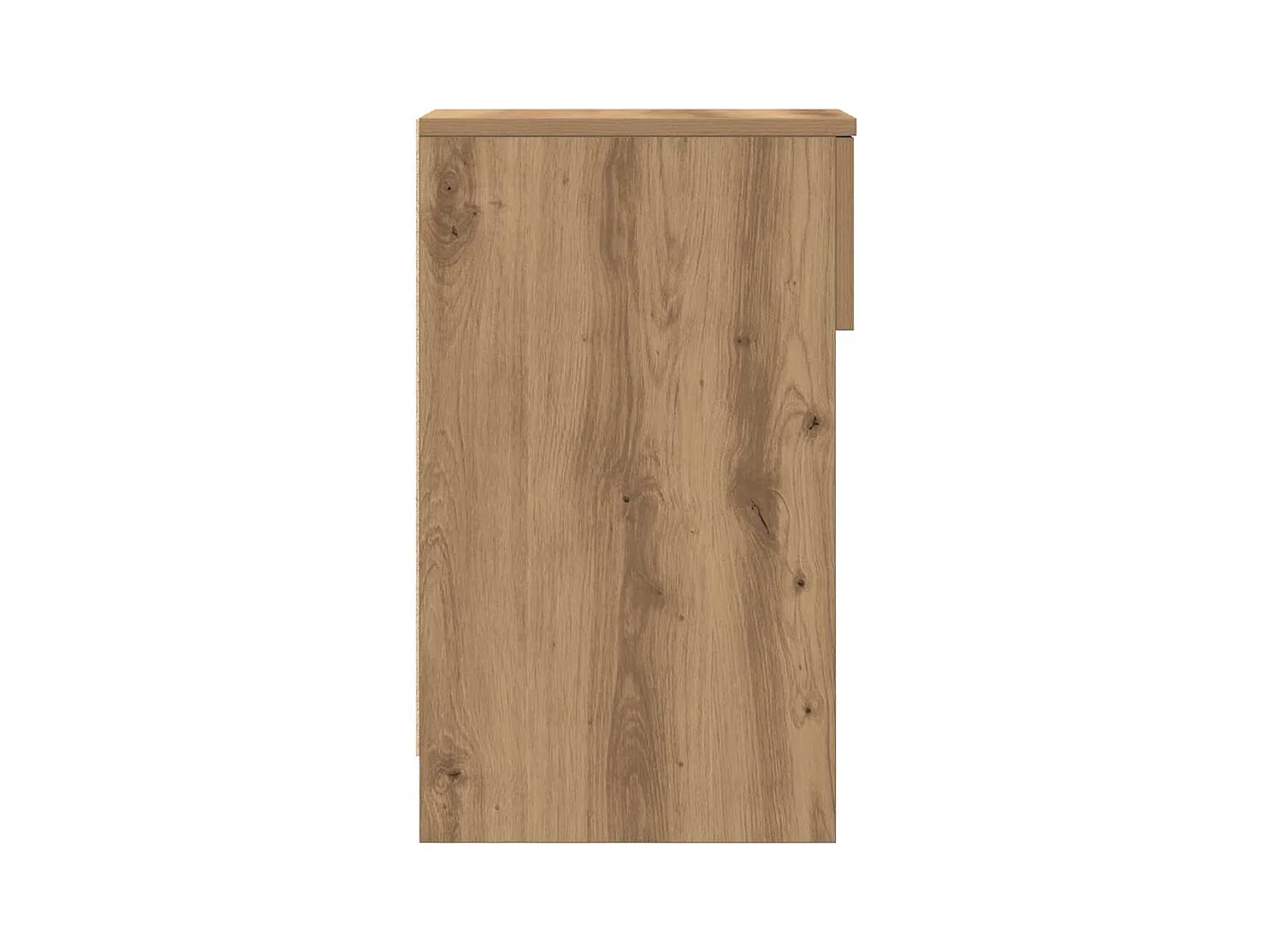 Mesilla de noche | Mesita de noche con cajón roble artesanal 20x36x60 cm