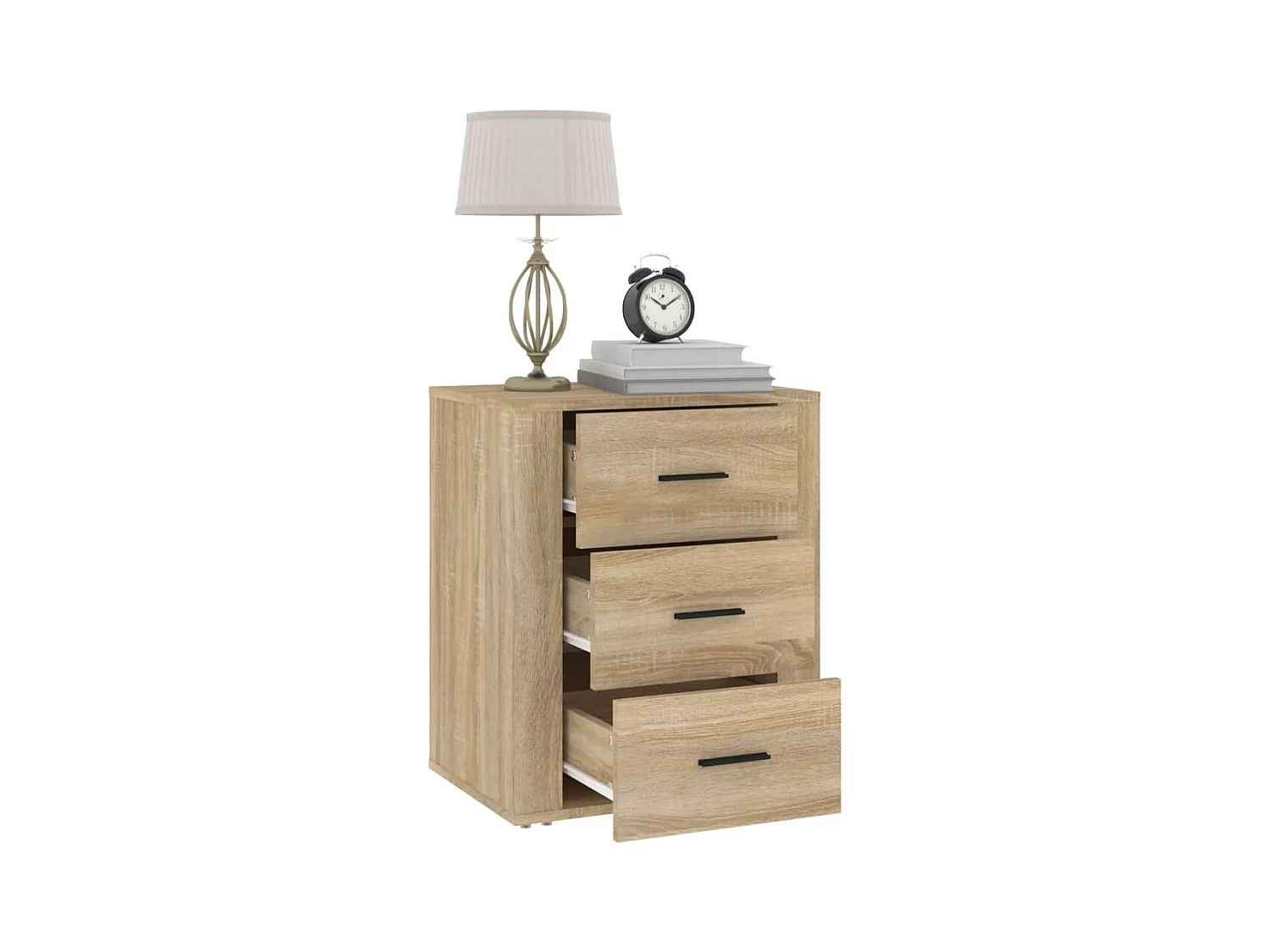 Table de chevet-Table d'appoint-Table de nuit Chêne sonoma 50x36x60 cm Bois d'ingénierie