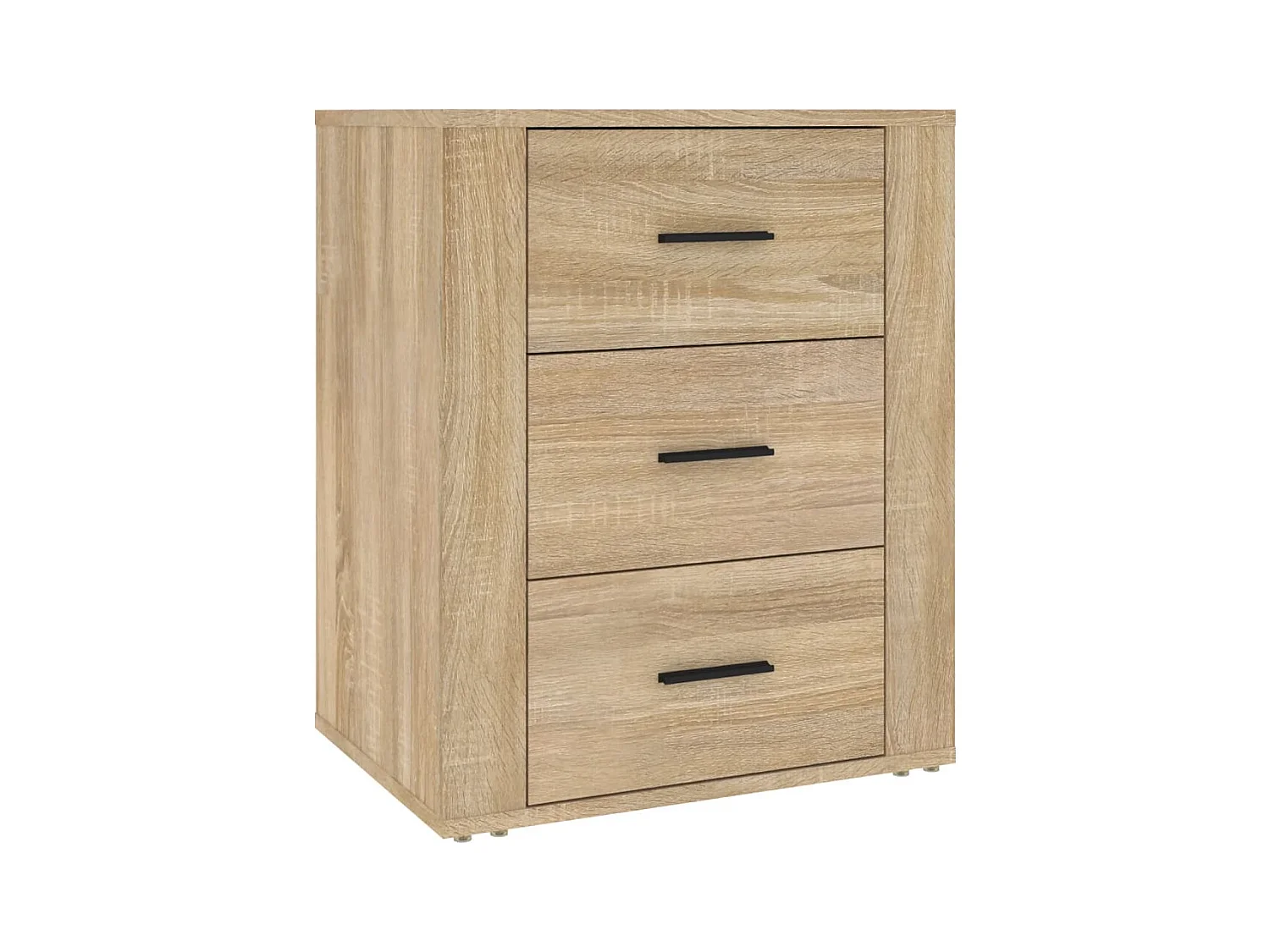 Mesita de noche | Mesilla de noche madera contrachapada roble sonoma 50x36x60 cm