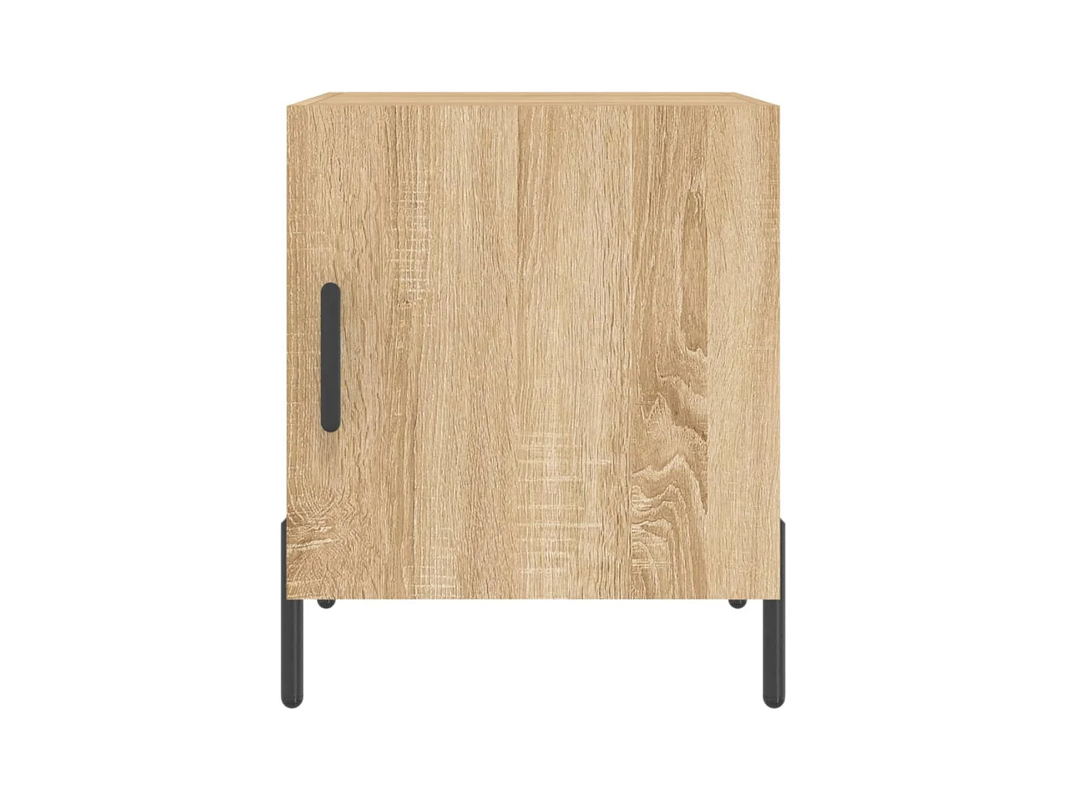 Mesitas de noche | Mesilla de noche 2 uds madera ingeniería roble Sonoma 40x40x50 cm