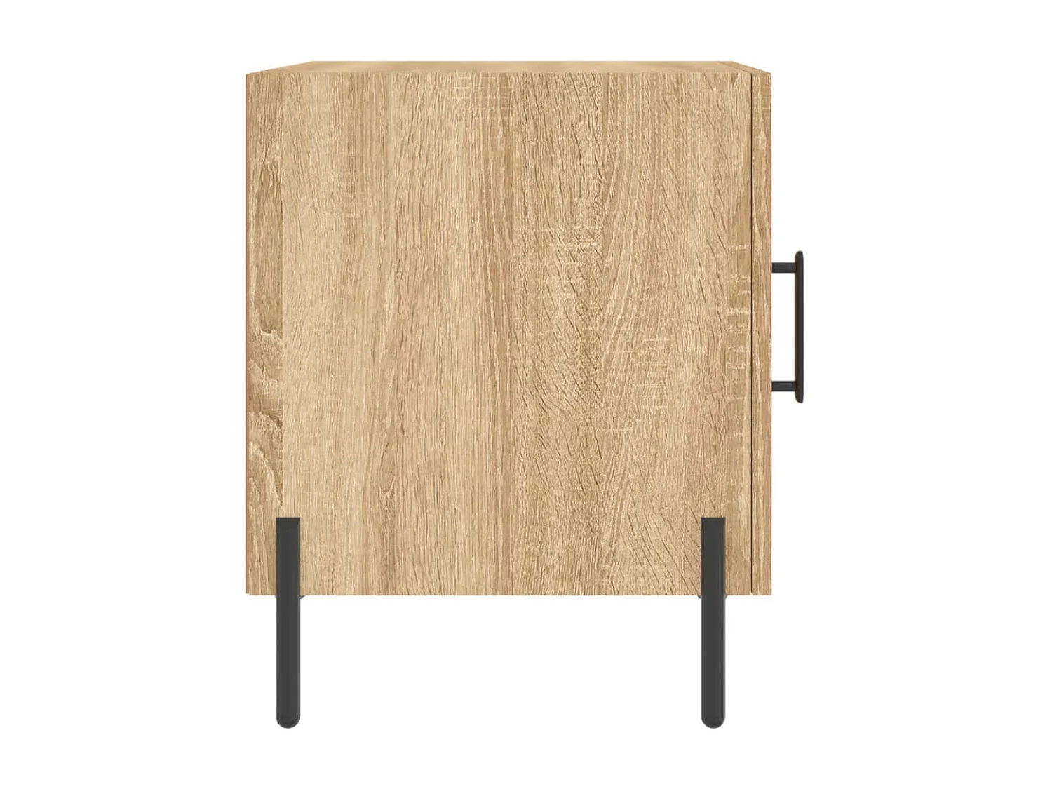 Nachttisch 2er Set-Beistelltisch-Nachttischkommode Sonoma-Eiche 40x40x50 cm Holzwerkstoff SHL93394