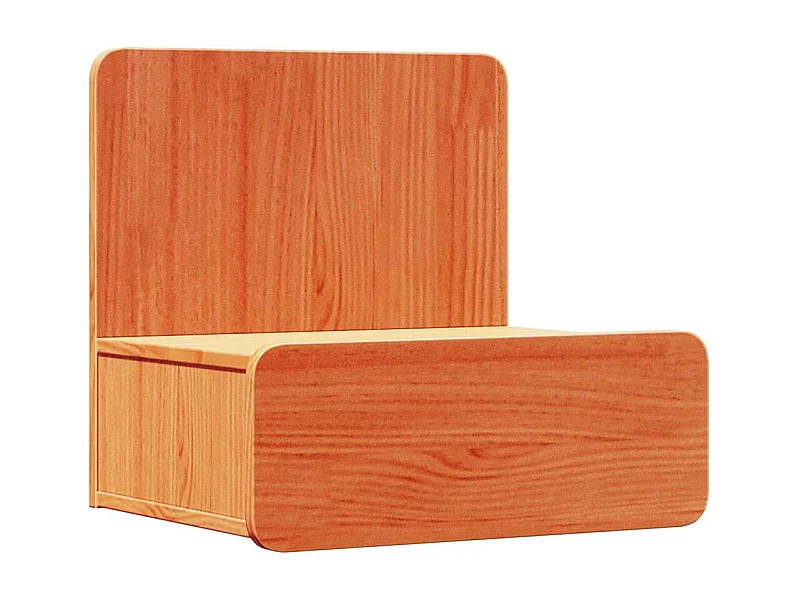 Mesa de Noche | Mesa auxiliar | Mesita de noche con cajón Marrón cera 44x32.5x40 cm