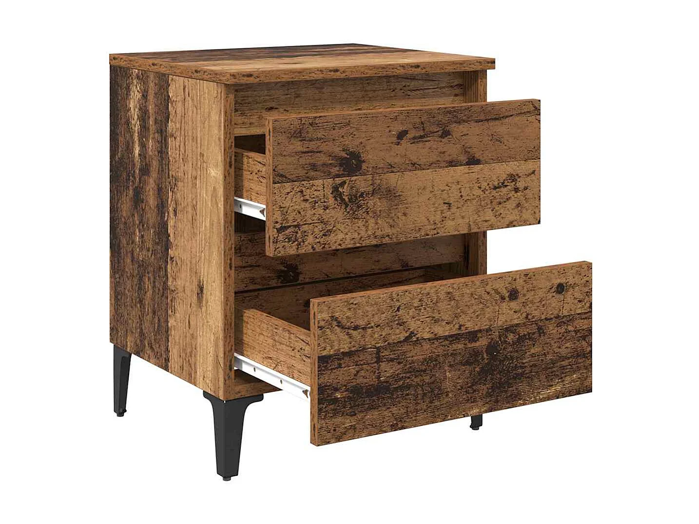 Nachttisch-Beistelltisch Altholz 40 x 35 x 50 cm Holzwerkstoff SHL23043