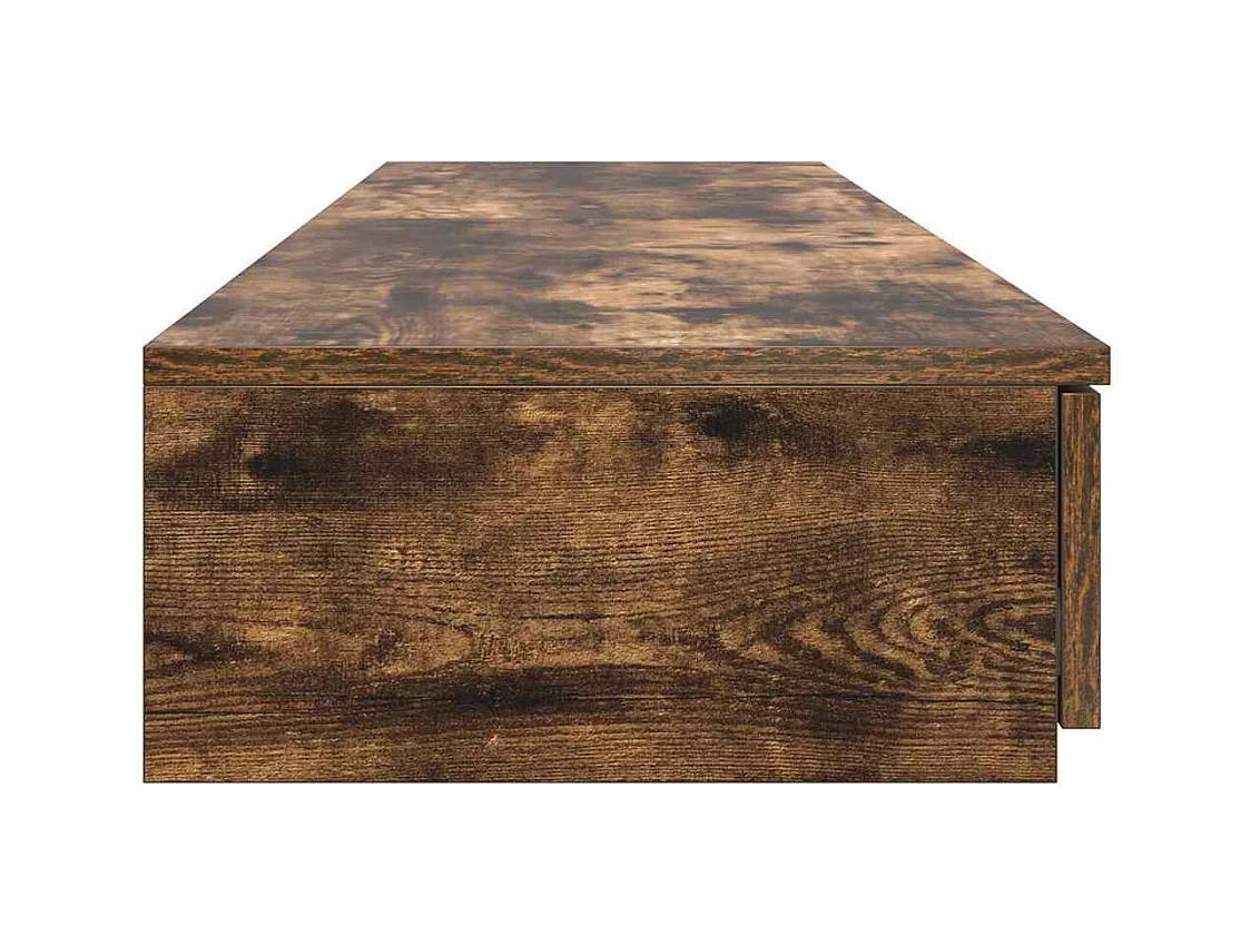 Gavetas de cama com gaveta Carvalho fumado 150x36.5x16.5 cm