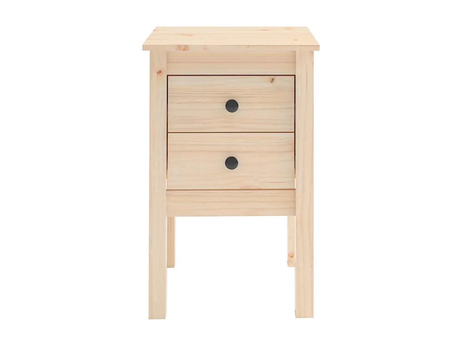 Nachttisch-Beistelltisch 40x35x61,5 cm Massivholz Kiefer SHL39932